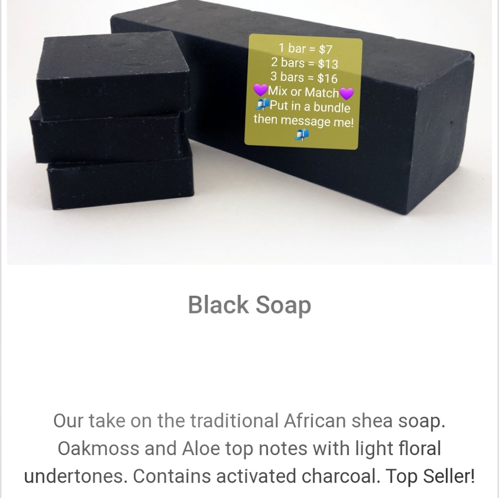 Homemade Black Hand Soap Mens